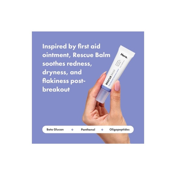 HERO COSMETICS RESCUE BALM POST-BLEMISH RECOVERY CREAM MINI NIP - Picture 13 of 16